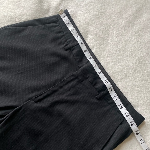 Calvin Klein Men’s pinstripe black Trousers pants size 30 x 32 - Picture 11 of 12
